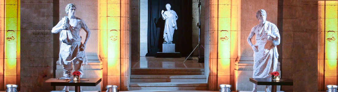 Steinstatuen der Walkactors