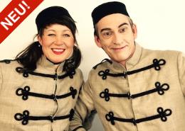 Comedy Pagen als Walkact