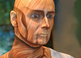 Walkact als Lebende Holzfigur