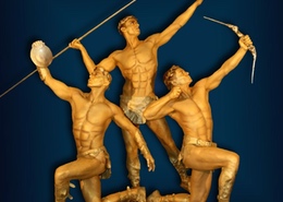 Walkact in  Gold